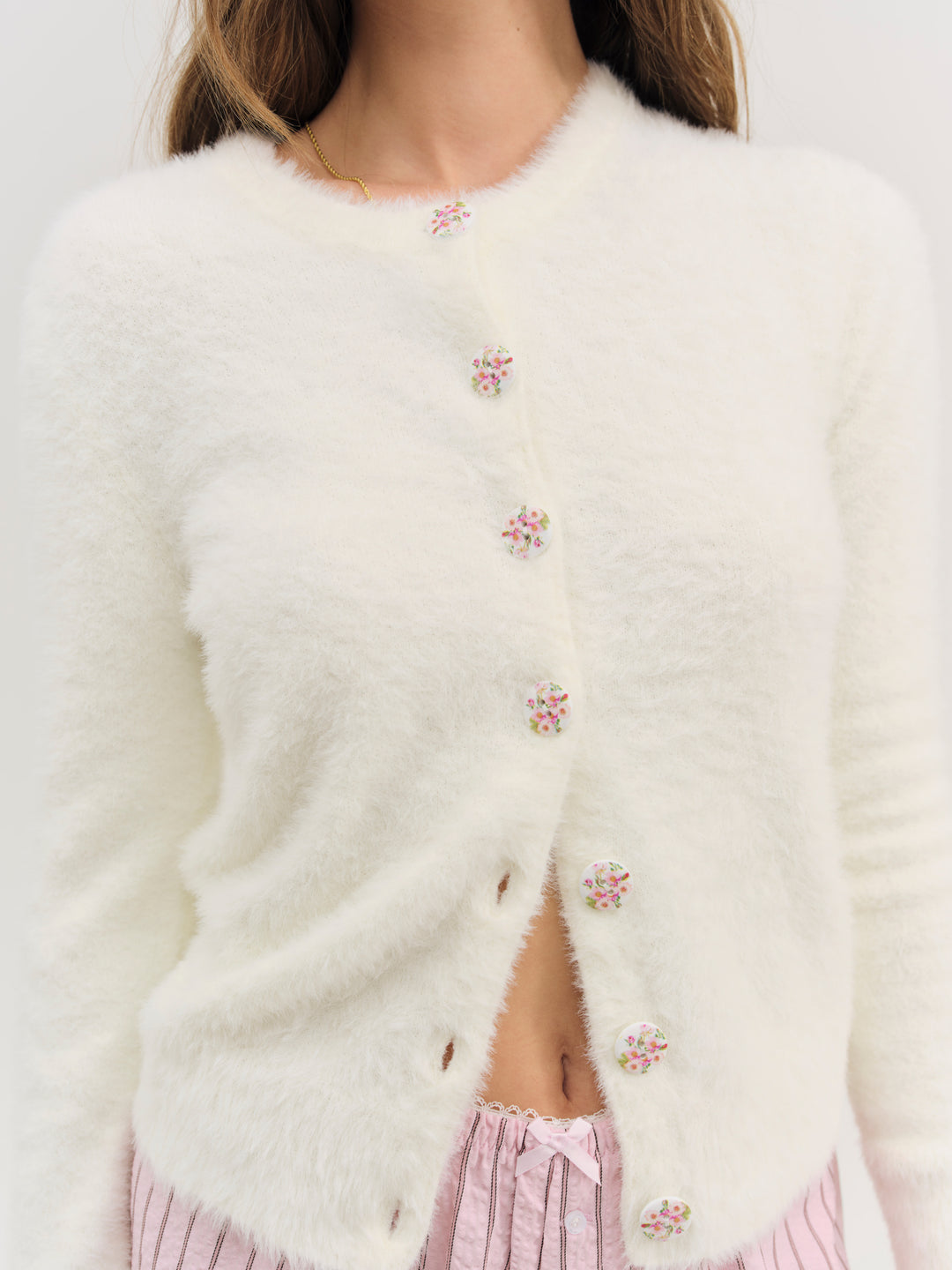 For Love and Lemons - Belinda Cardigan - Cream