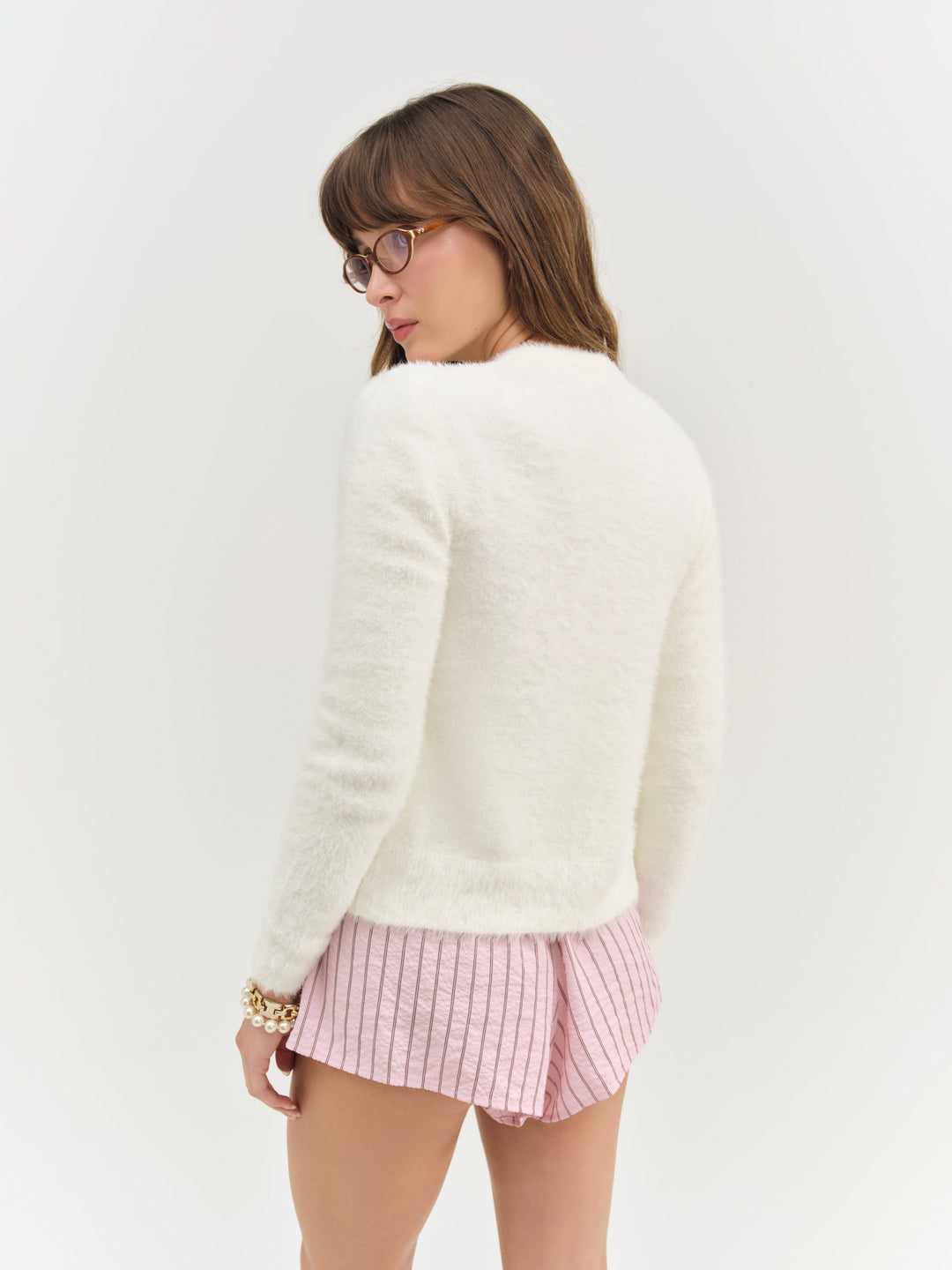 For Love and Lemons - Belinda Cardigan - Cream