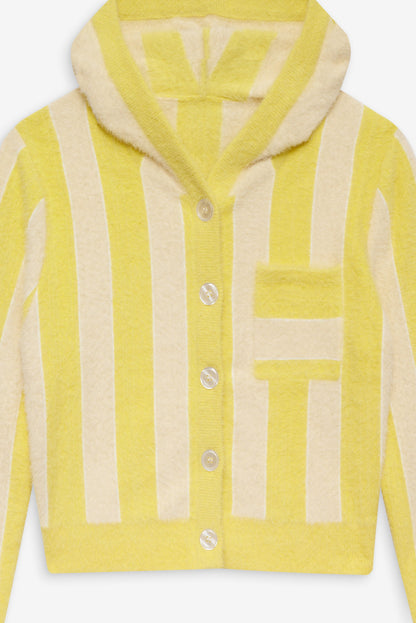 For Love and Lemons - Sleepy Stripe Hoodie - Yellow