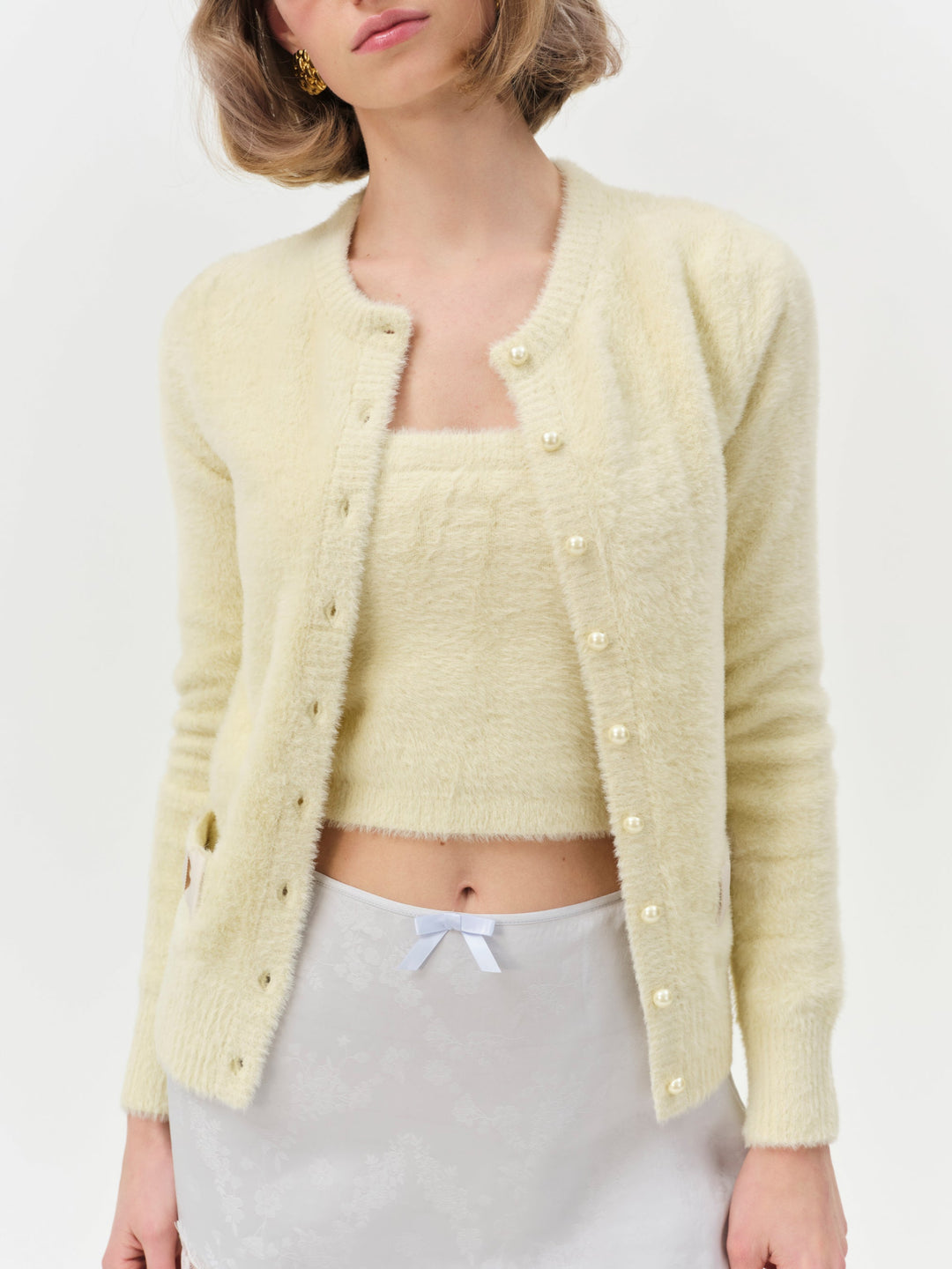 For Love and Lemons - Harper Cardigan - Yellow