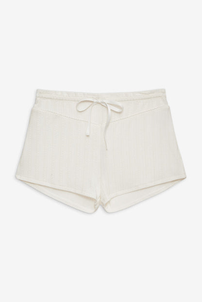 For Love and Lemons - Allison Pointelle Short - White