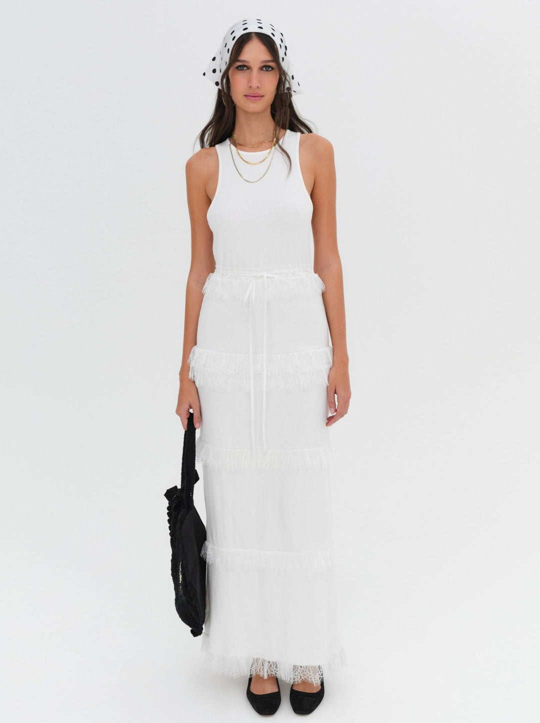 For Love and Lemons - Joan Maxi Dress - White