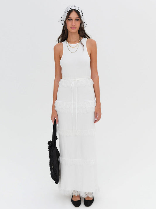 For Love and Lemons - Joan Maxi Dress - White