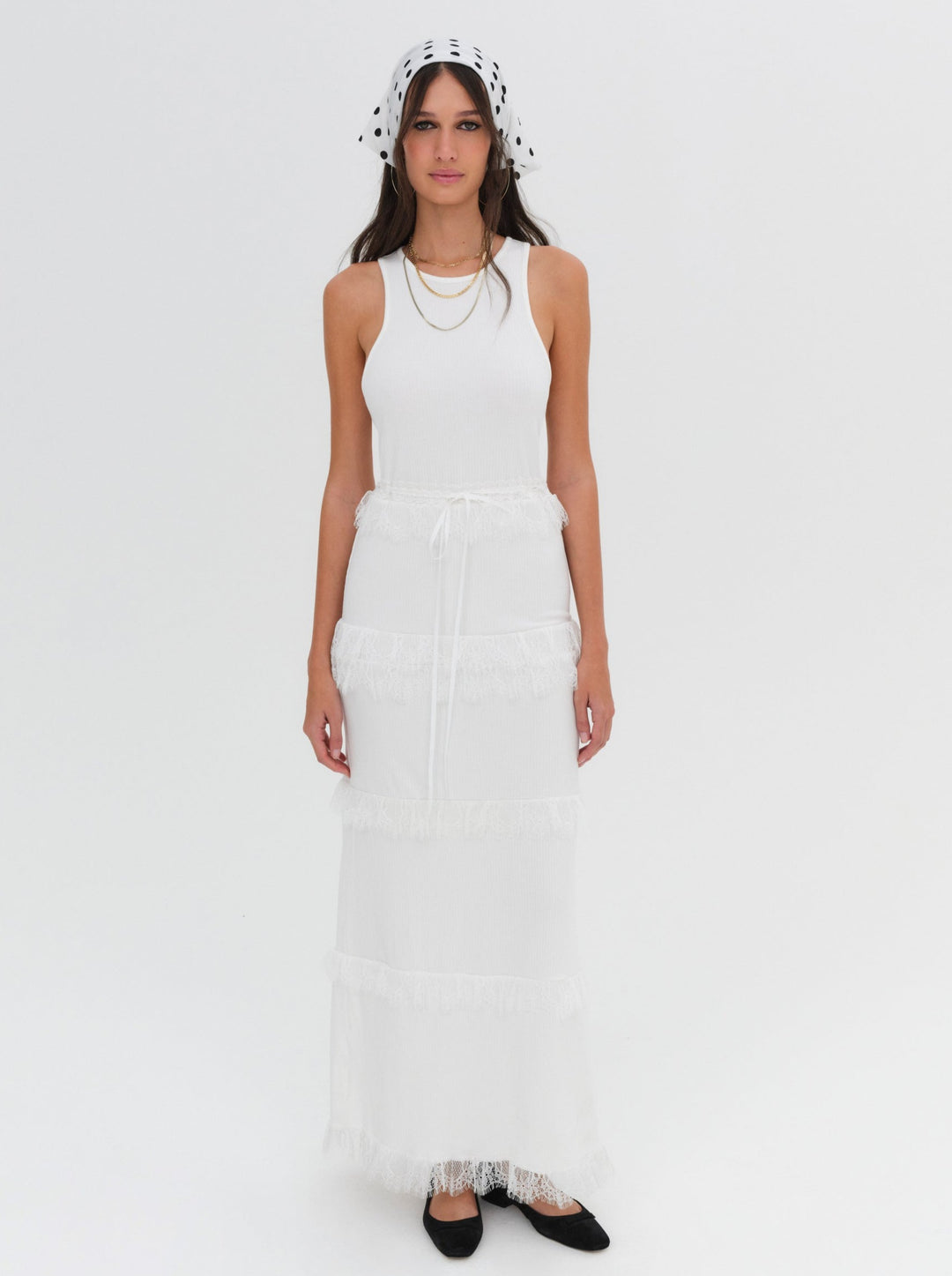 For Love and Lemons - Joan Maxi Dress - White