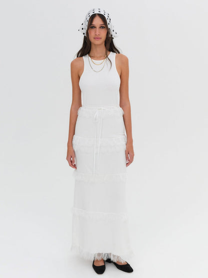 For Love and Lemons - Joan Maxi Dress - White