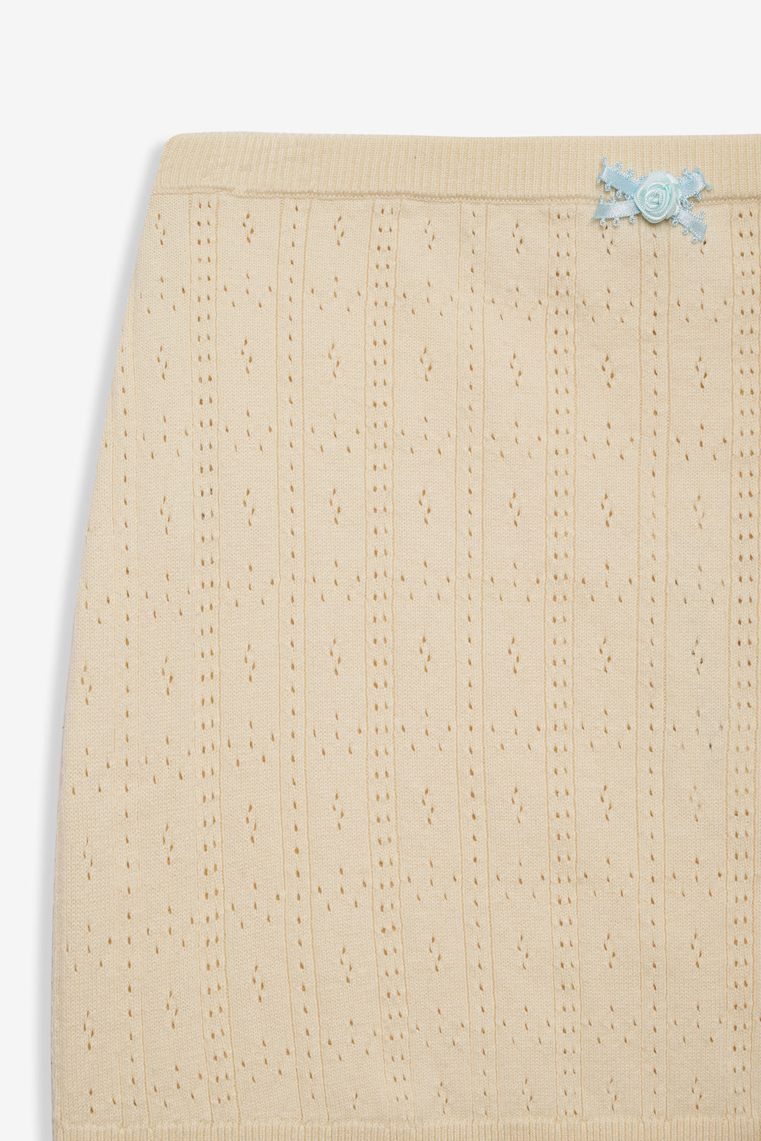 For Love and Lemons - Daniela Knit Mini Skirt - Cream