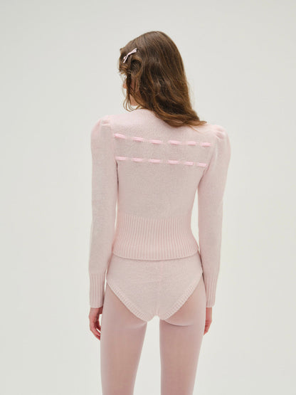 For Love and Lemons - Beverly Knit Panty - Pink