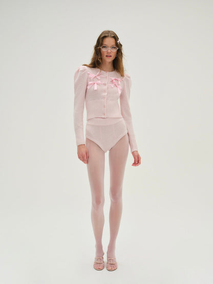 For Love and Lemons - Beverly Knit Panty - Pink