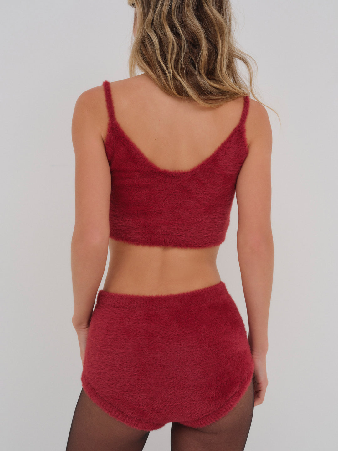For Love and Lemons - Fiona Crop Top - Red