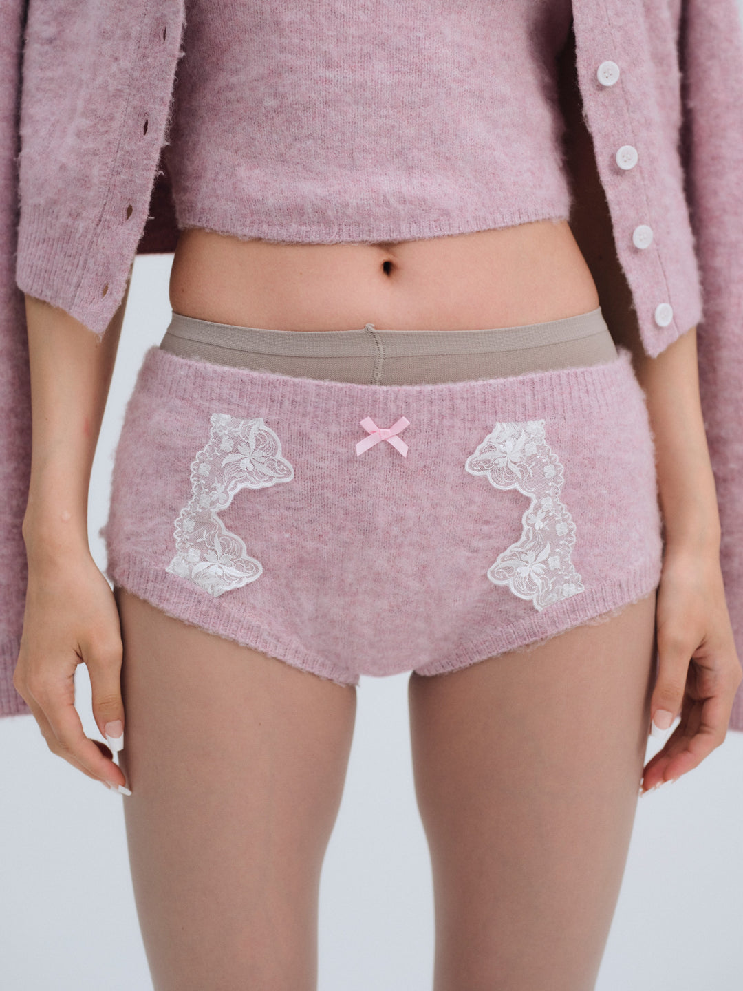 For Love and Lemons - Arinah Boyshort - Pink