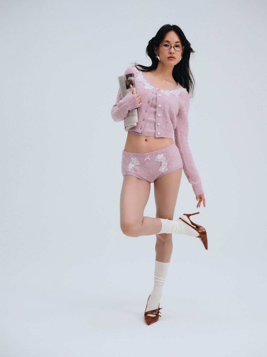 For Love and Lemons - Arinah Boyshort - Pink