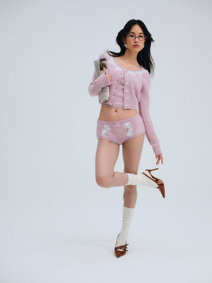 For Love and Lemons - Arinah Boyshort - Pink