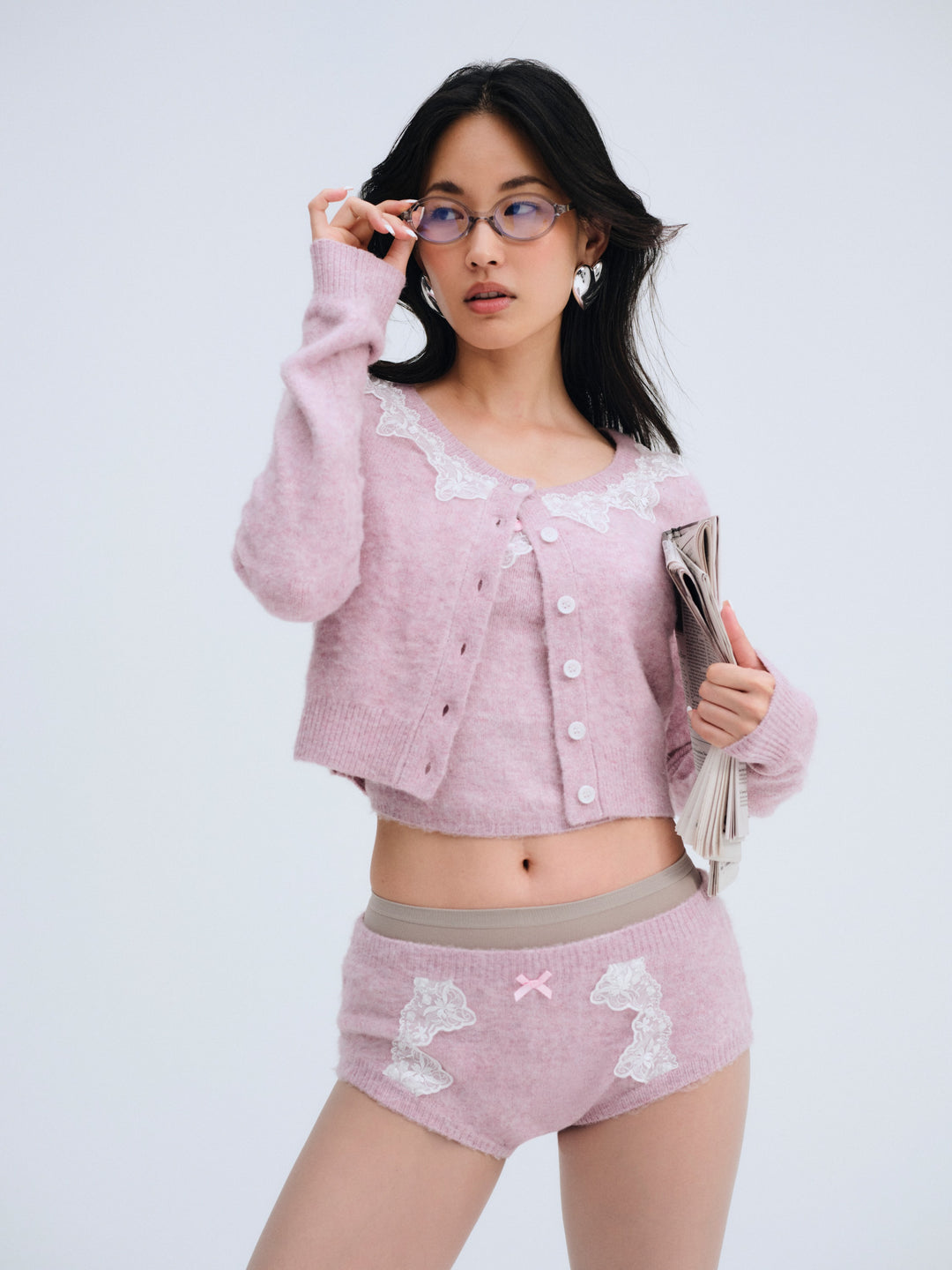 For Love and Lemons - Arinah Boyshort - Pink
