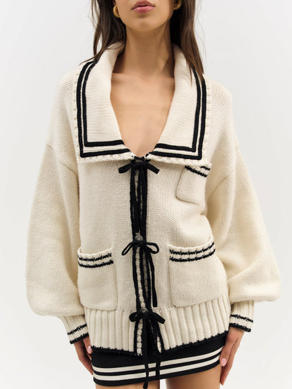 For Love and Lemons - Marina Knit Cardigan - Tan