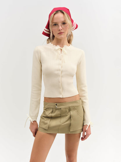 For Love and Lemons - Naomi Sweater - Cream