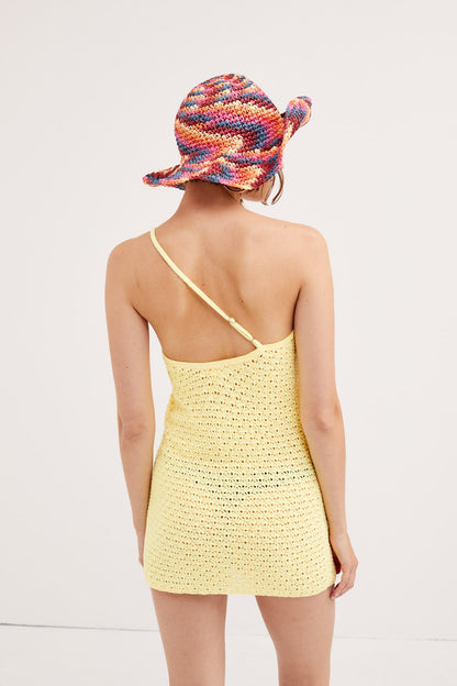 For Love and Lemons - Charlotte Mini Dress - Yellow
