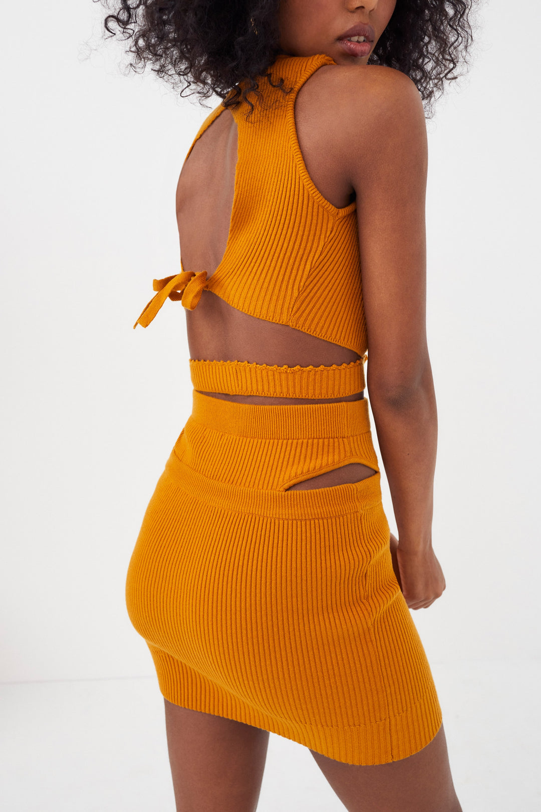 For Love and Lemons - Maggie Mini Skirt - Orange
