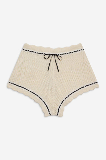For Love and Lemons - Jeannette Sleep Short - Cream