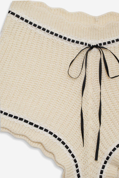 For Love and Lemons - Jeannette Sleep Short - Cream