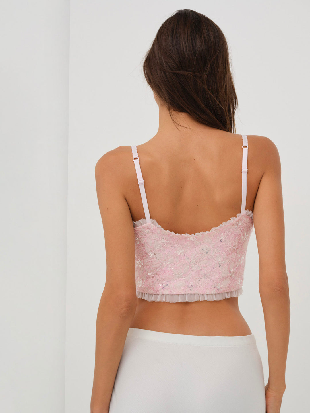 For Love and Lemons - Isabeau Sleep Top - Pink