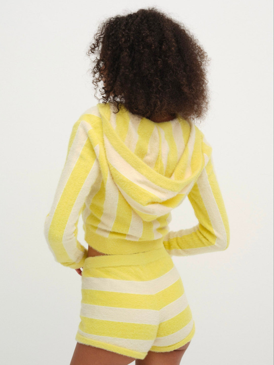 For Love and Lemons - Sleepy Stripe Shorts - Yellow
