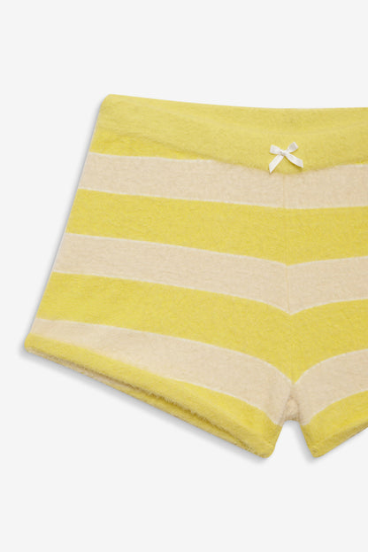 For Love and Lemons - Sleepy Stripe Shorts - Yellow