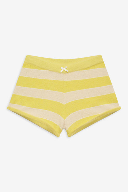 For Love and Lemons - Sleepy Stripe Shorts - Yellow