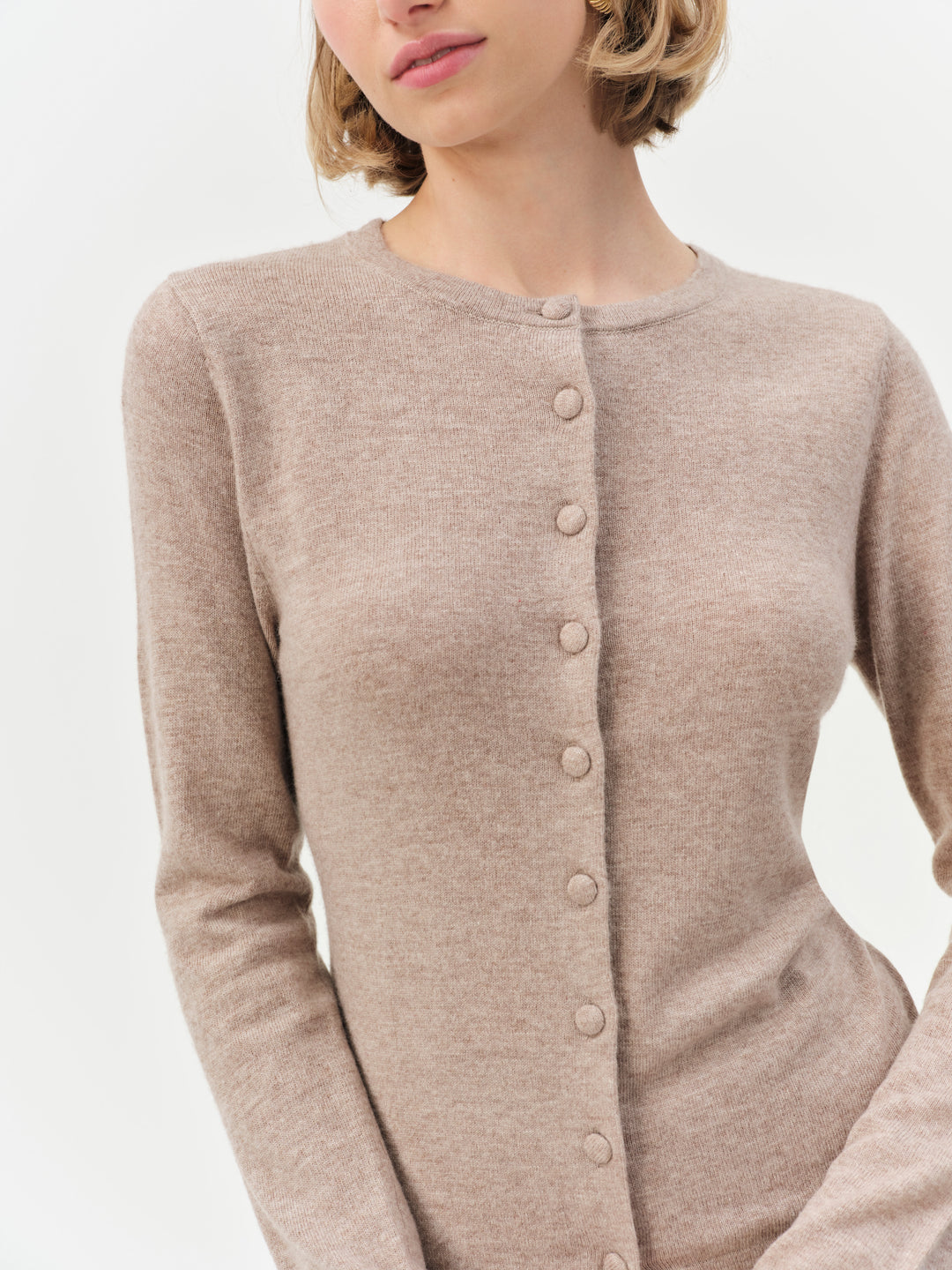 For Love and Lemons - Eloise Cardigan - Oatmeal