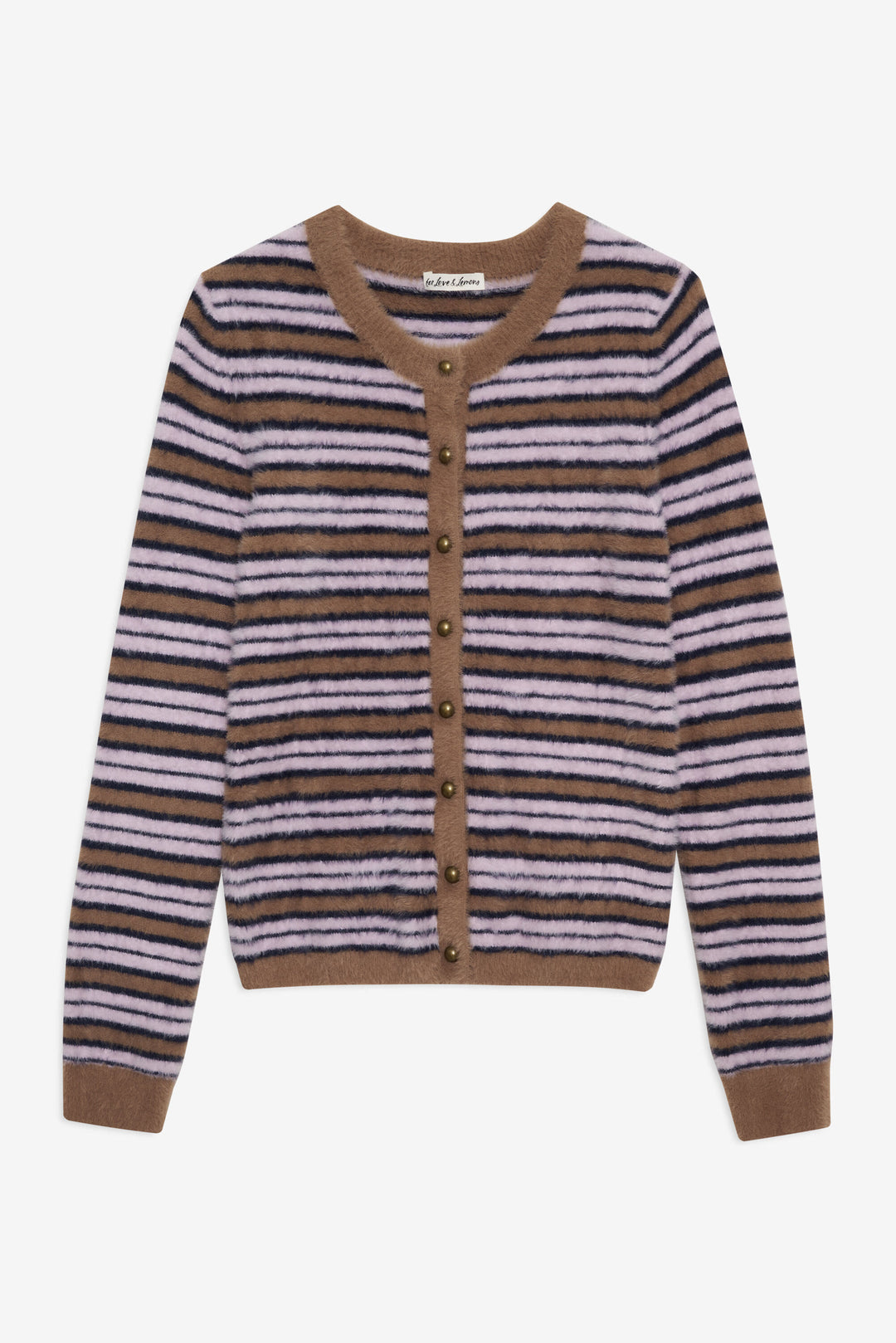 For Love and Lemons - Nora Striped Cardigan - Blue