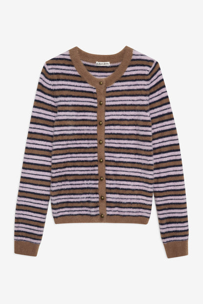 For Love and Lemons - Nora Striped Cardigan - Blue