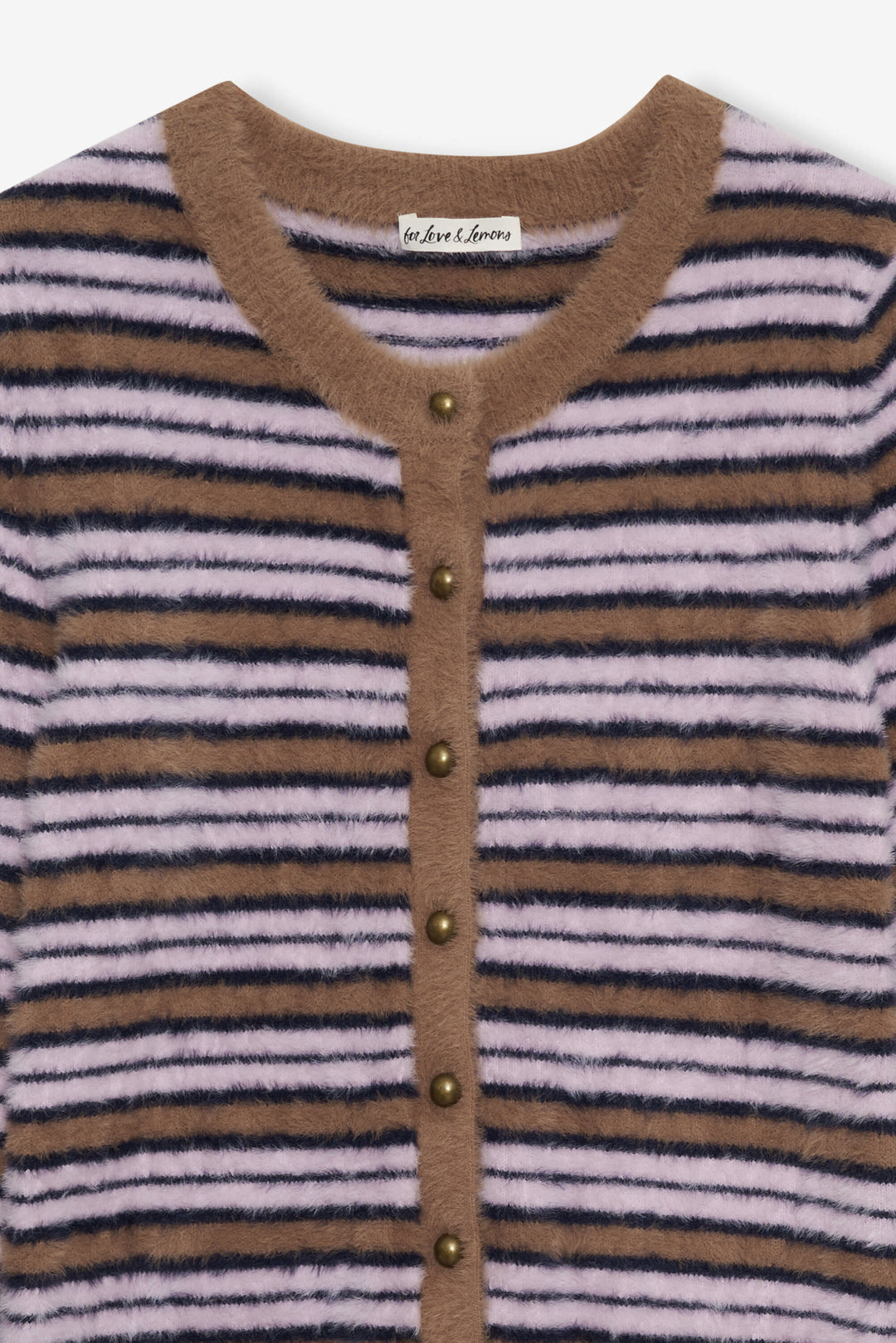 For Love and Lemons - Nora Striped Cardigan - Blue