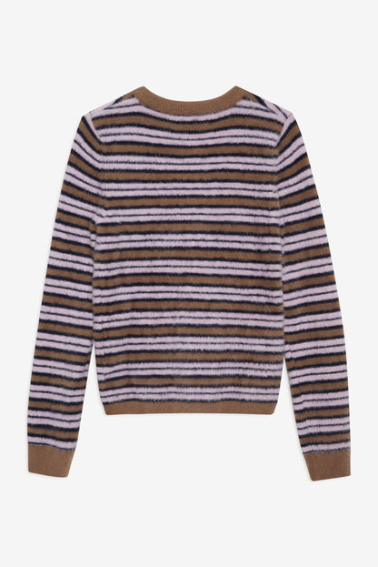 For Love and Lemons - Nora Striped Cardigan - Blue