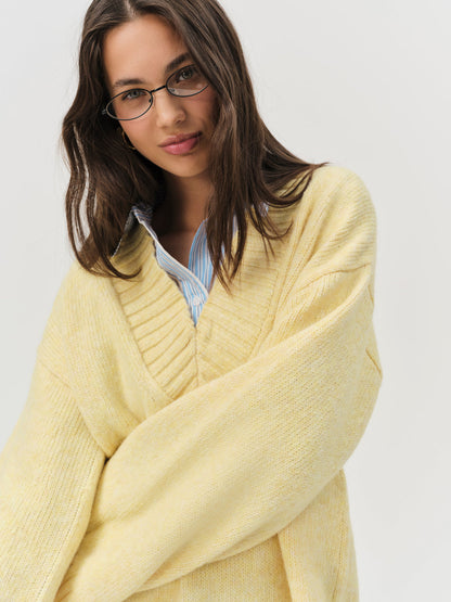 For Love and Lemons - Amelia Sweater - Yellow