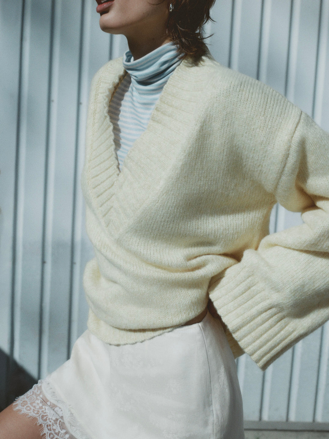 For Love and Lemons - Amelia Sweater - Yellow