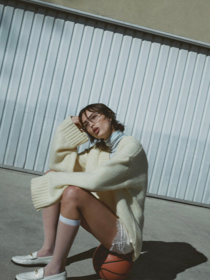 For Love and Lemons - Amelia Sweater - Yellow