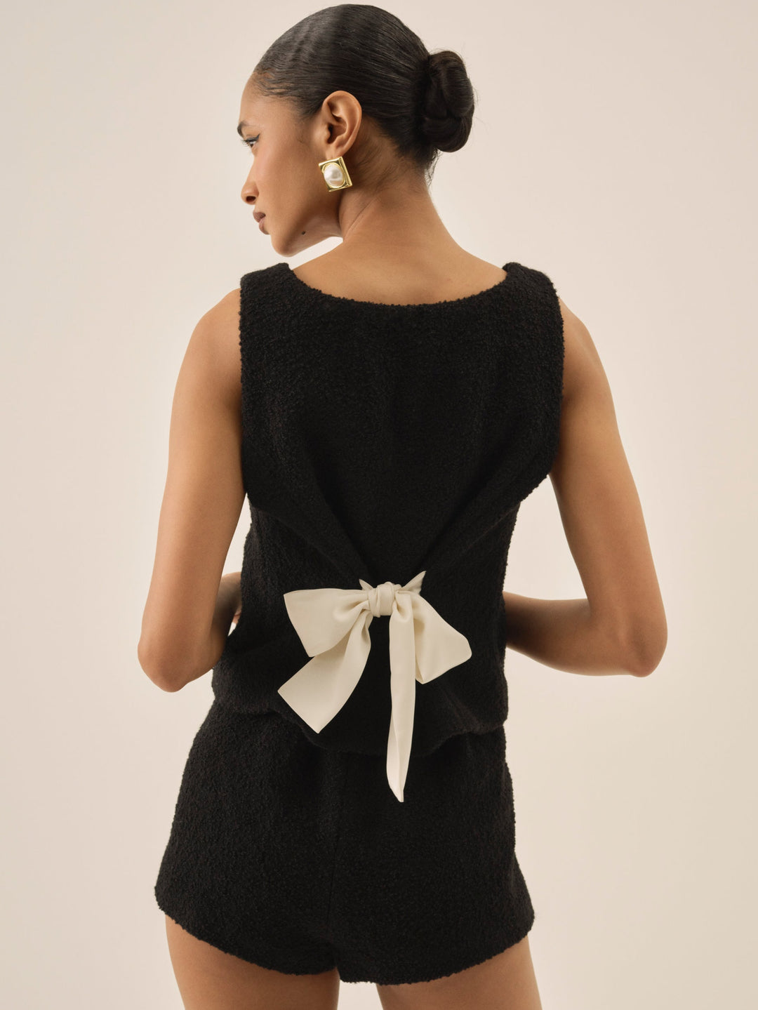 For Love and Lemons - Bonnie Boucle Short - Black