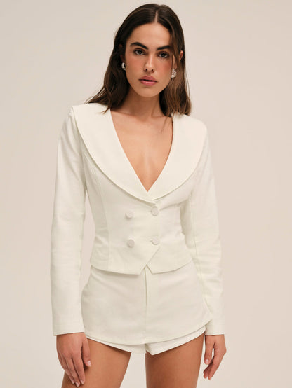 For Love and Lemons - Etta Skort - Ivory