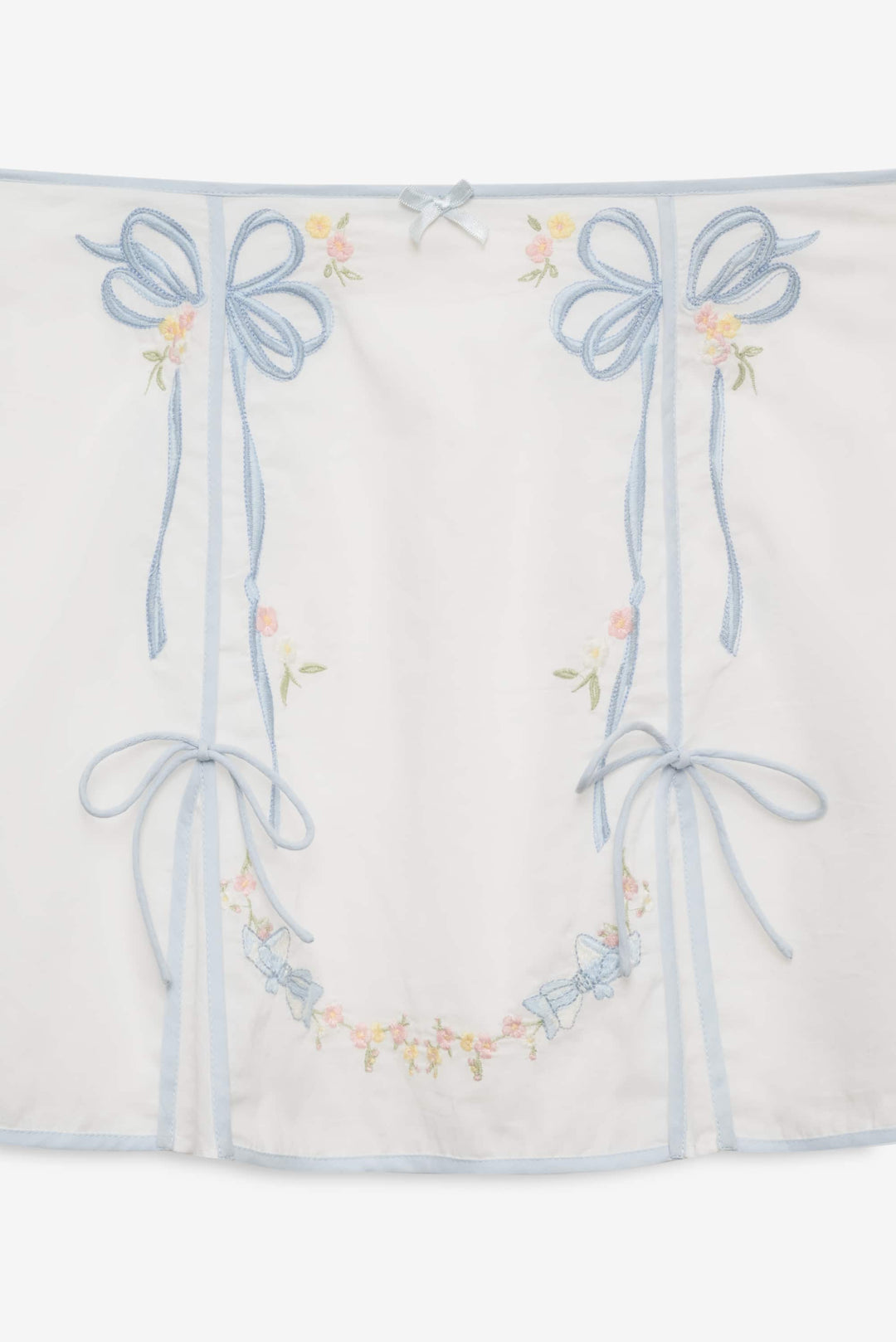 For Love and Lemons - Baby Bows Skirt - White