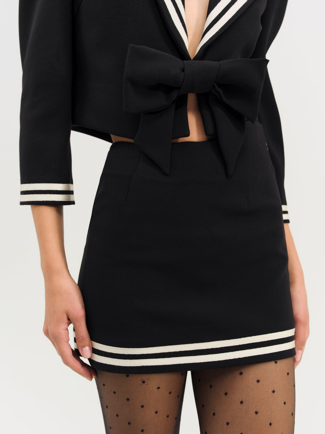 For Love and Lemons - Josie Micro Mini Skirt - Black