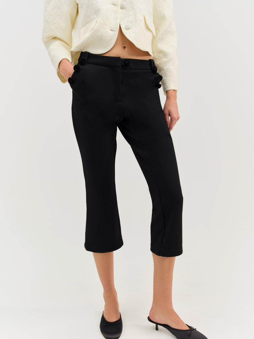 For Love and Lemons - Valentina Pants - Black