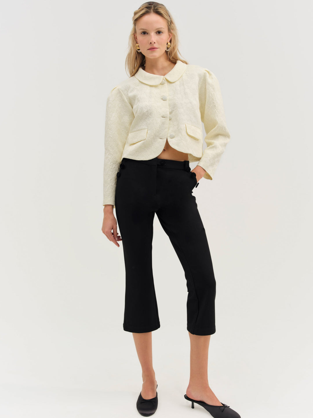 For Love and Lemons - Valentina Pants - Black