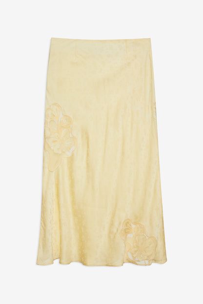 For Love and Lemons - Sunrise Midi Skirt - Yellow