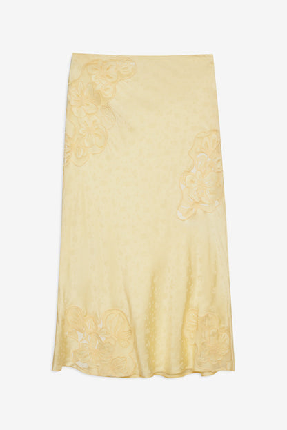 For Love and Lemons - Sunrise Midi Skirt - Yellow