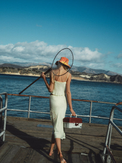 For Love and Lemons - Sunrise Midi Skirt - Yellow
