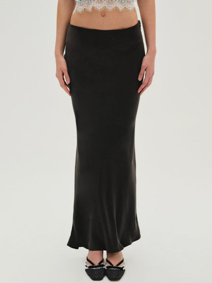For Love and Lemons - Lena Maxi Skirt - Black