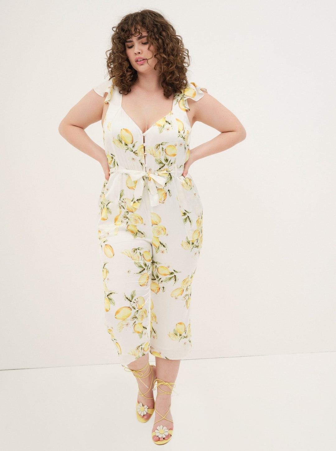 For Love and Lemons - Limonada Jumpsuit - Yellow