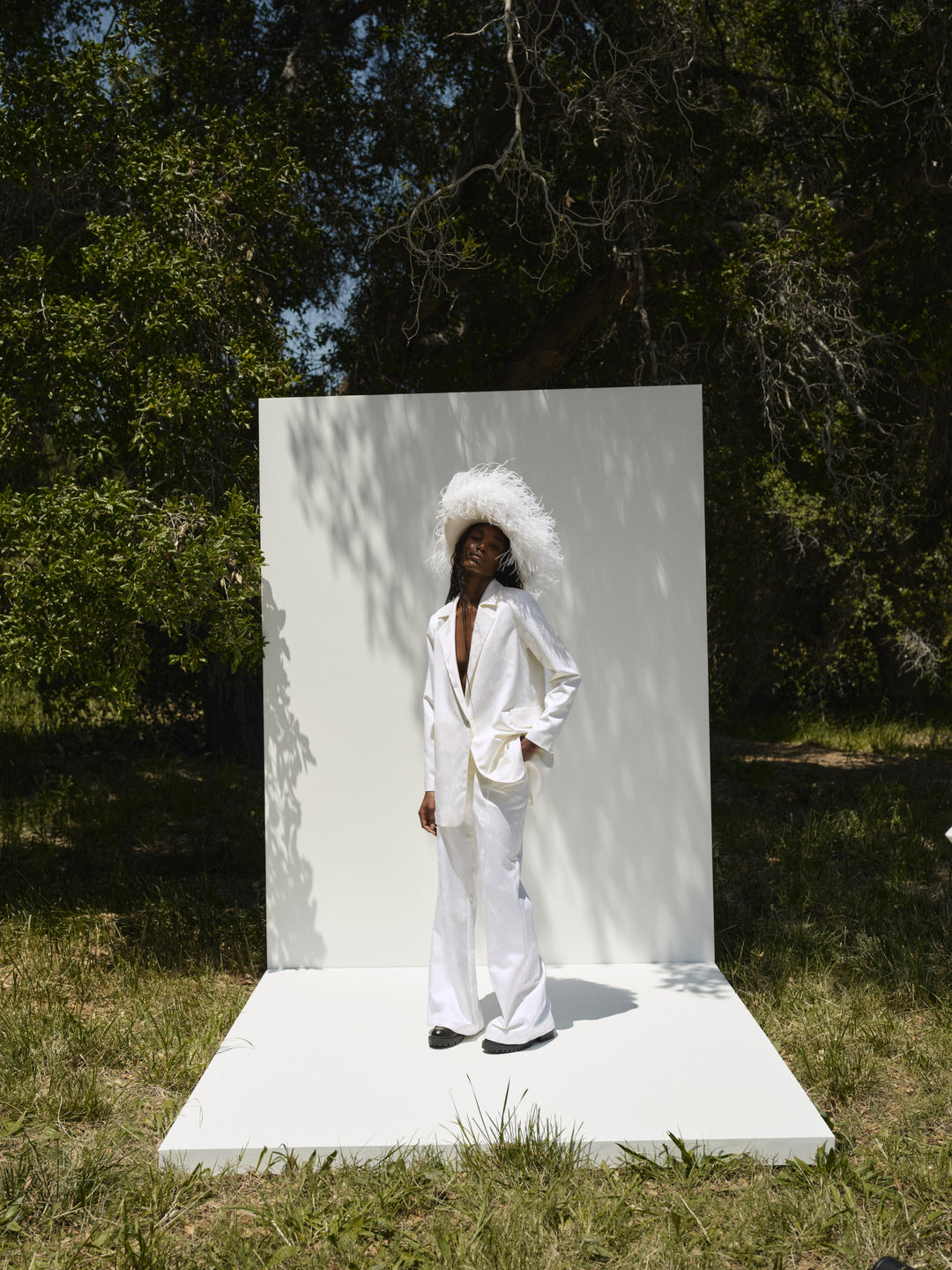 For Love and Lemons - Ruth Wide-Leg Pant - White