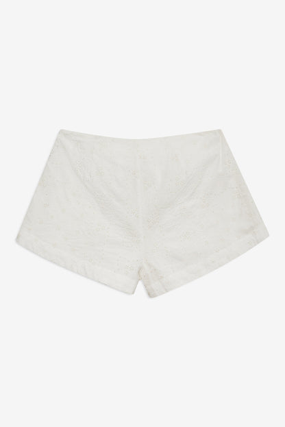 For Love and Lemons - Handkerchief Short - White
