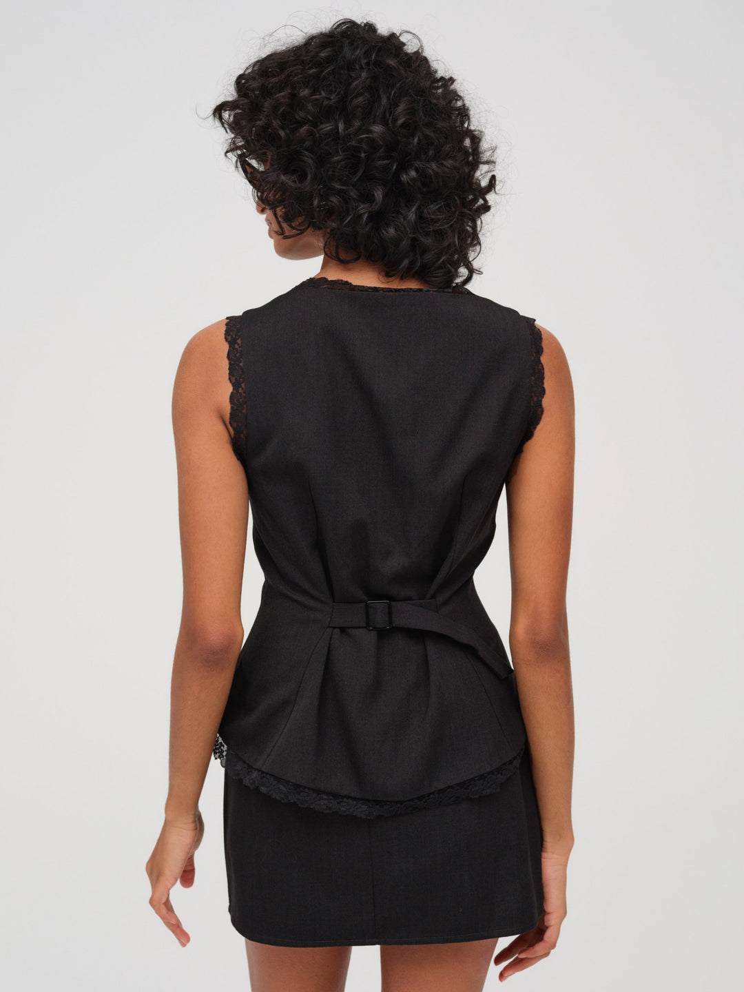 For Love and Lemons - Shawna Mini Skirt - Black