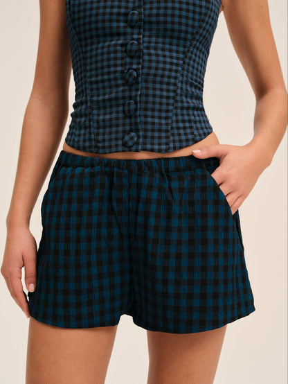 For Love and Lemons - Blue River Short - Navy